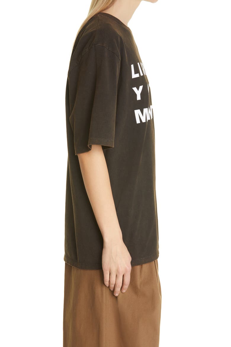 Unisex Logo Graphic Tee, Alternate, color, DIRTY BLACK