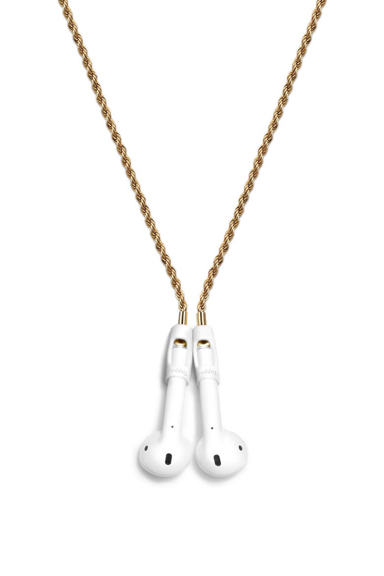 AirPod Rope Chain, Alternate, color, 18K GOLD PLATED ROPE CHAIN
