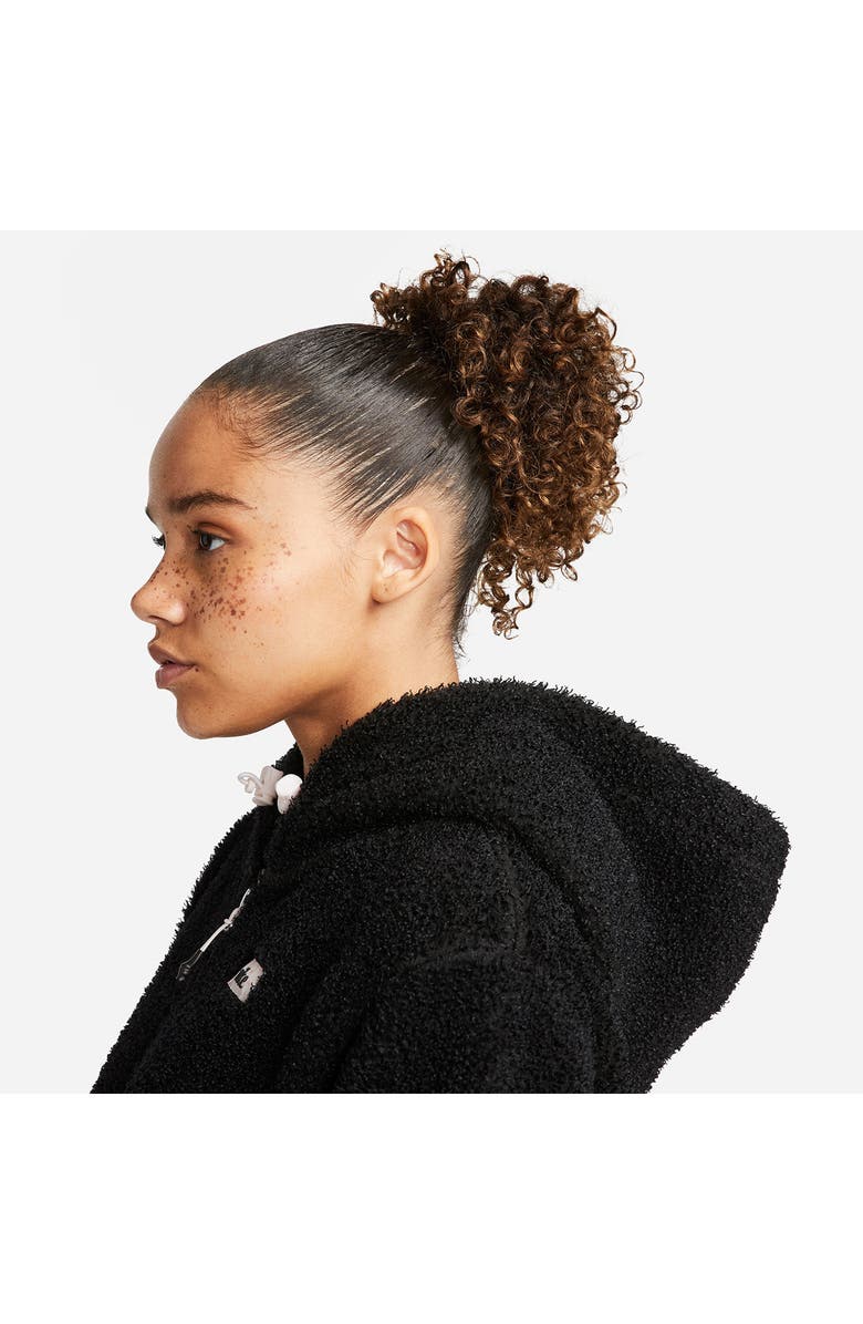 Nike Therma-FIT Faux Fur Full Zip Hoodie, Alternate, color, 