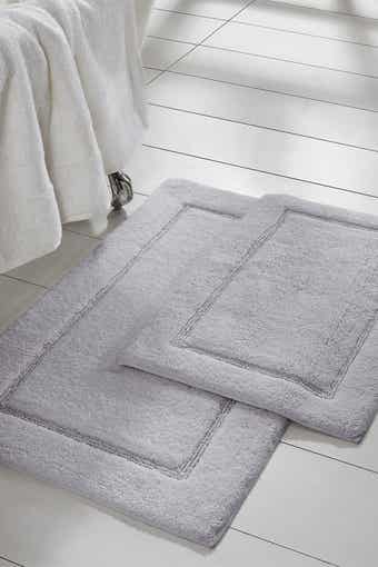 Modern Threads Solid Loop Non-Slip Bath Mat 2-Piece Set