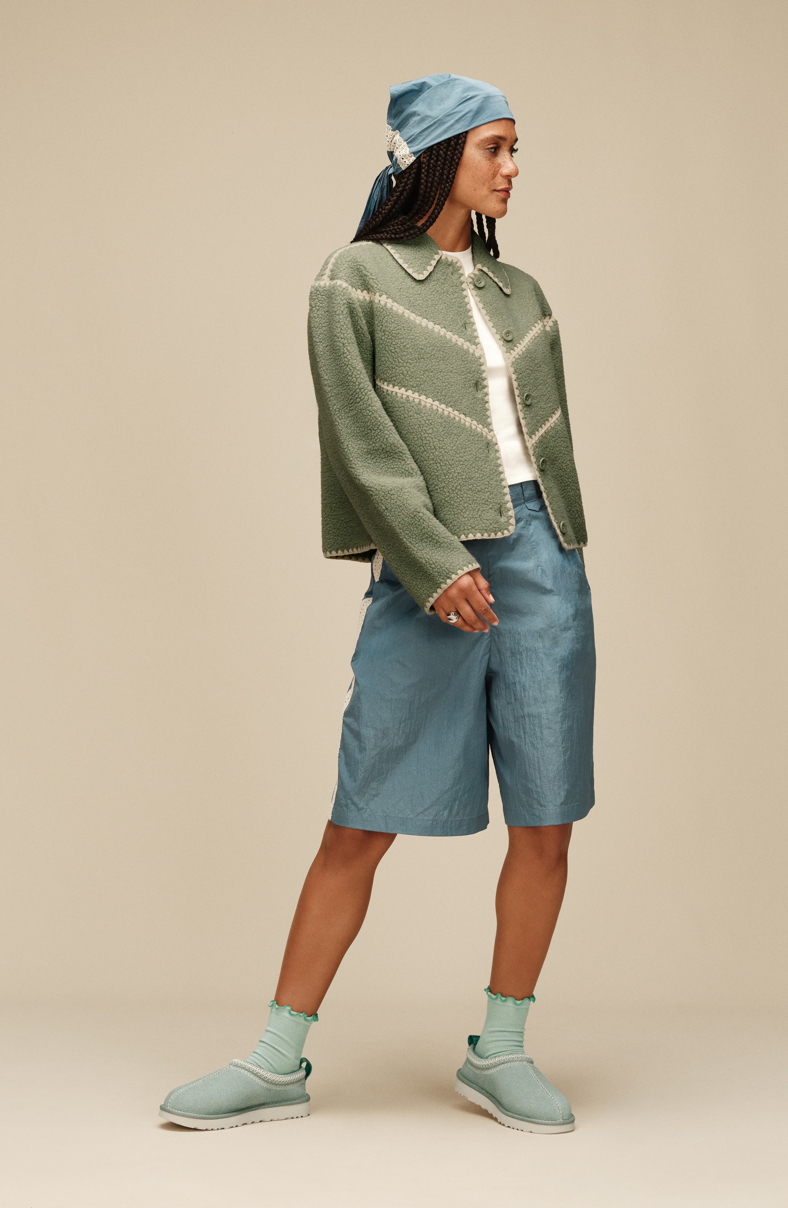 UGG<sup>®</sup> Tasman Meadow Slip On, Alternate, color, Artichoke