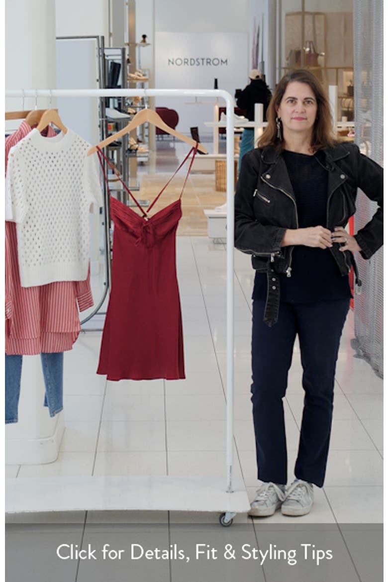 Glendon Satin Minidress video