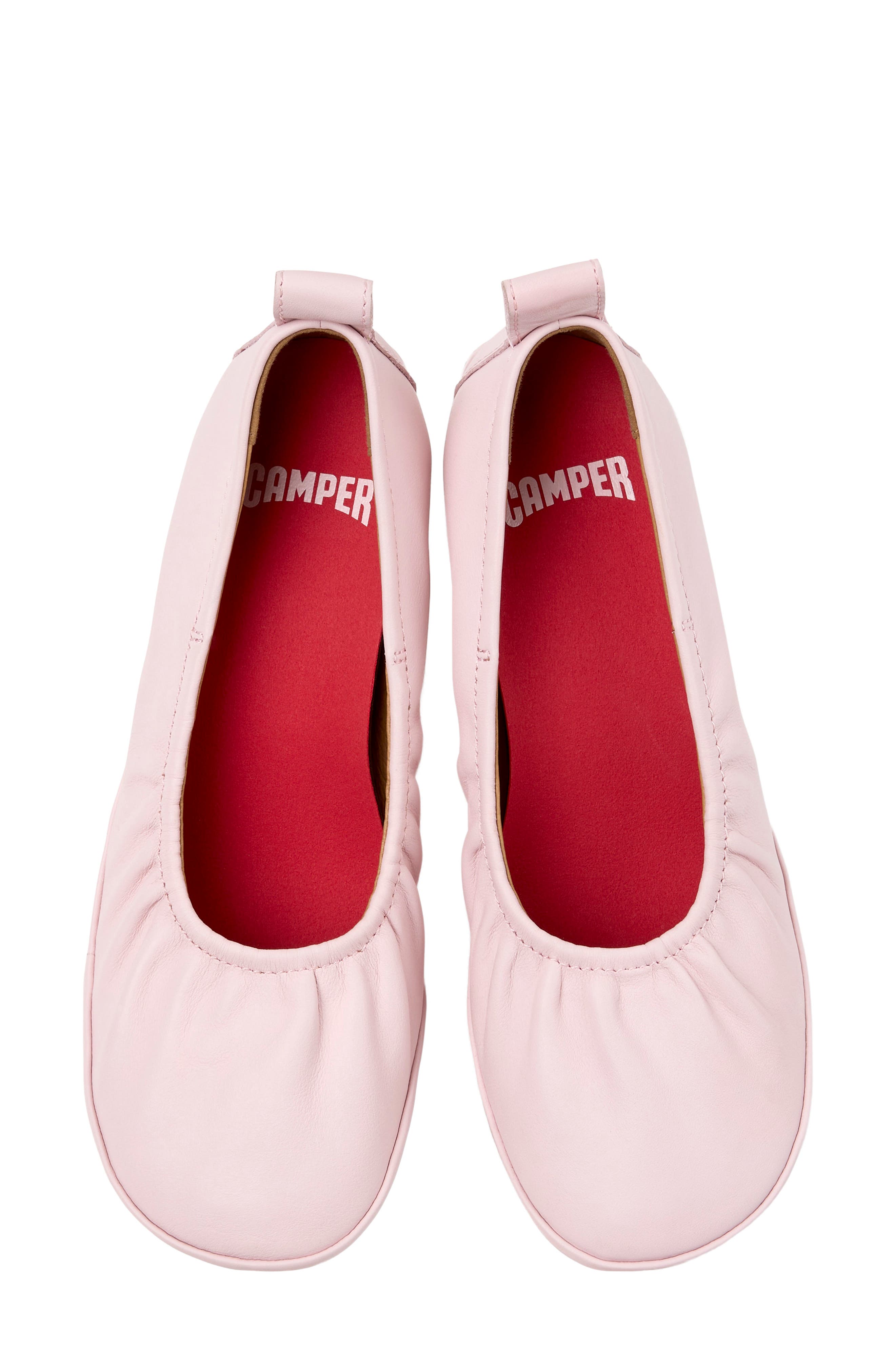 Right Nina Leather Pump, Alternate, color, LIGHT/ PASTEL PINK