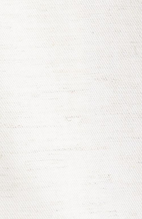 Ag Foster Cotton Blend Camp Shirt In Light Oatmeal