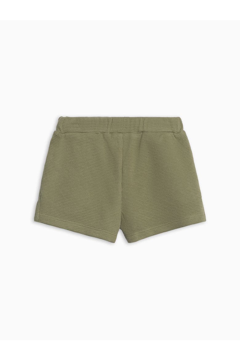 Avery Organic Waffle Shorts, Alternate, color, Fern