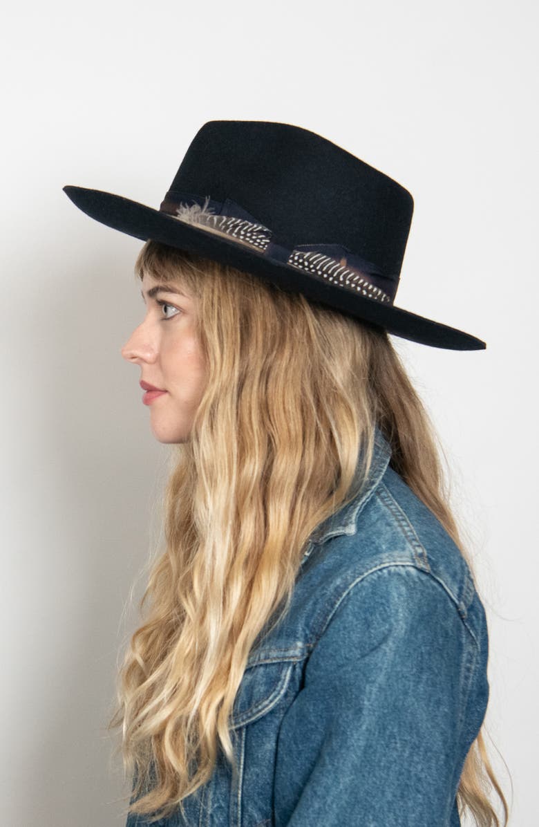 Wyeth Wool Rancher Hat, Alternate, color, Midnight