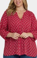 NYDJ Pintuck Top