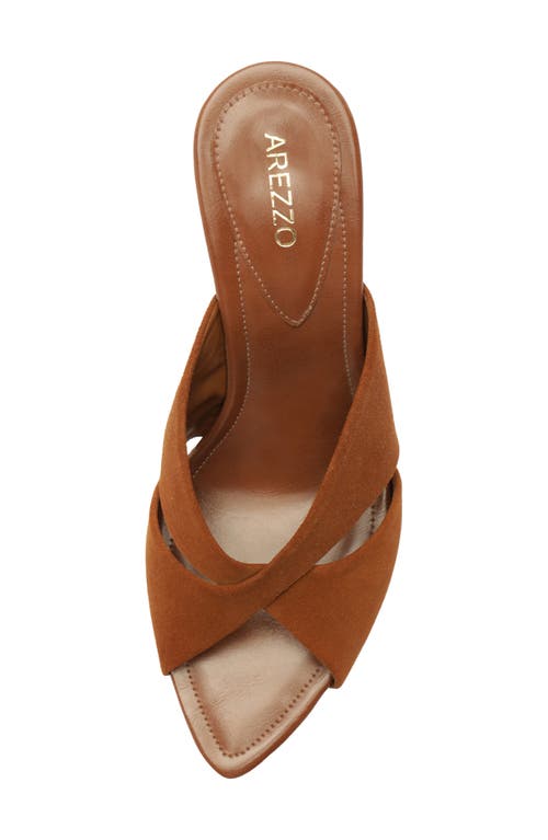 Arezzo Amelia Stiletto Sandal In Brown