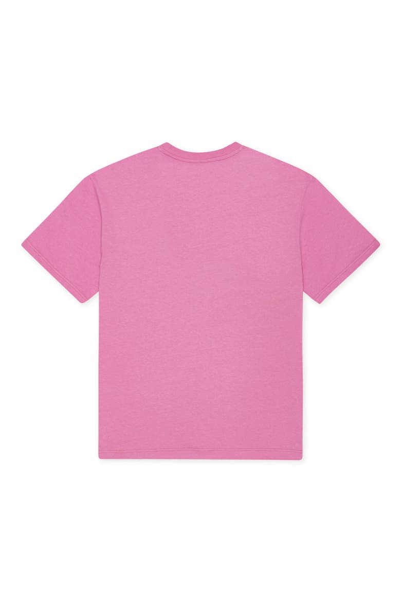 Crewneck Logo T-Shirt, Alternate, color, CROCUS PINK