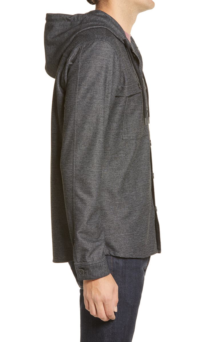 Robert Barakett Banya Hooded Shirt Jacket, Alternate, color, 