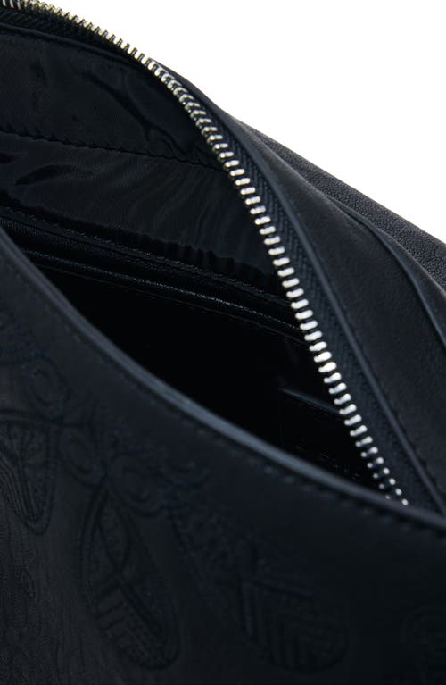 Desigual Faux Leather Convertible Top Handle Bag