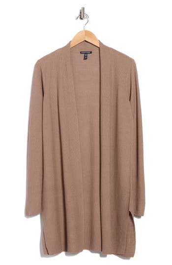 Eileen Fisher Long Linen-blend Cardigan