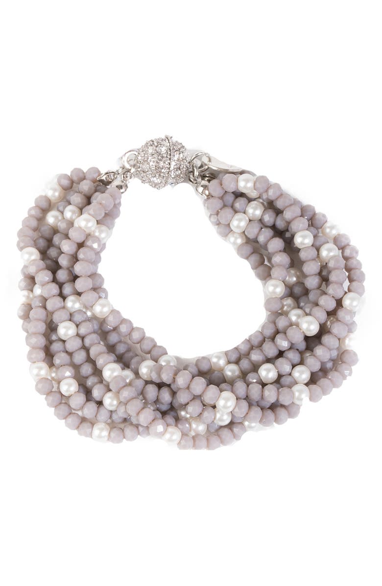 SAACHI Crosby Beaded Pearl Bracelet, Alternate, color, 