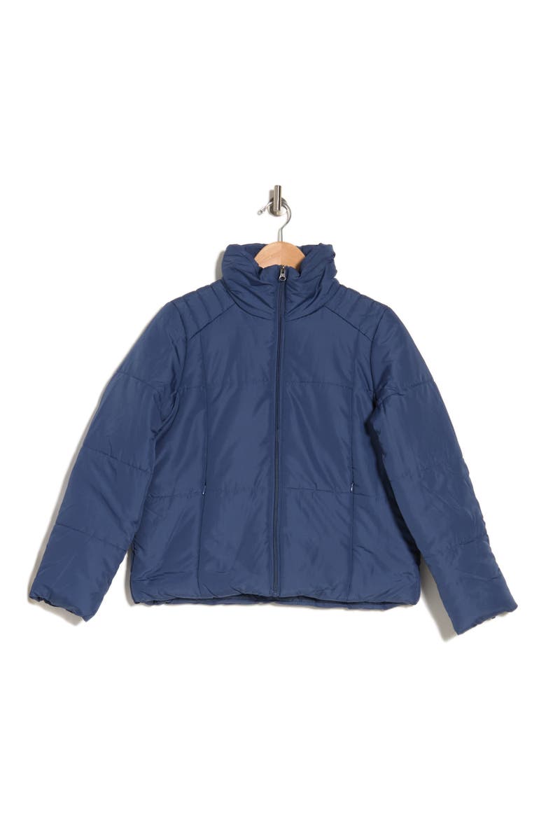 Powder Quilted Puffer Jacket, Alternate, color, BLUE FJORD