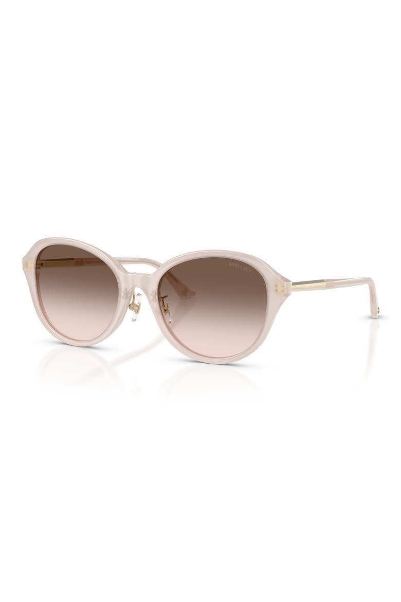54mm Phantos Sunglasses, Alternate, color, OPAL TAUPE / PINK DARK GREY