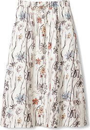 Desigual Fal Boho Print Maxi Skirt