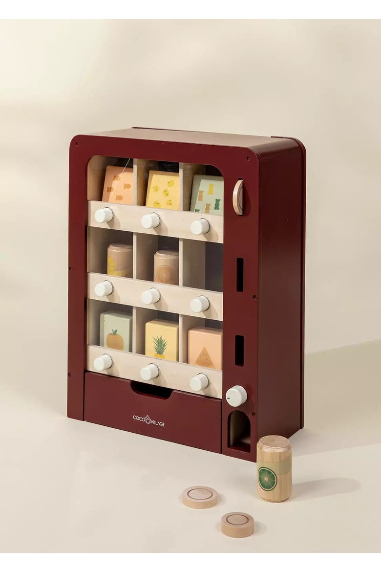 Wooden Play Vending Machine, Alternate, color, Multicolor