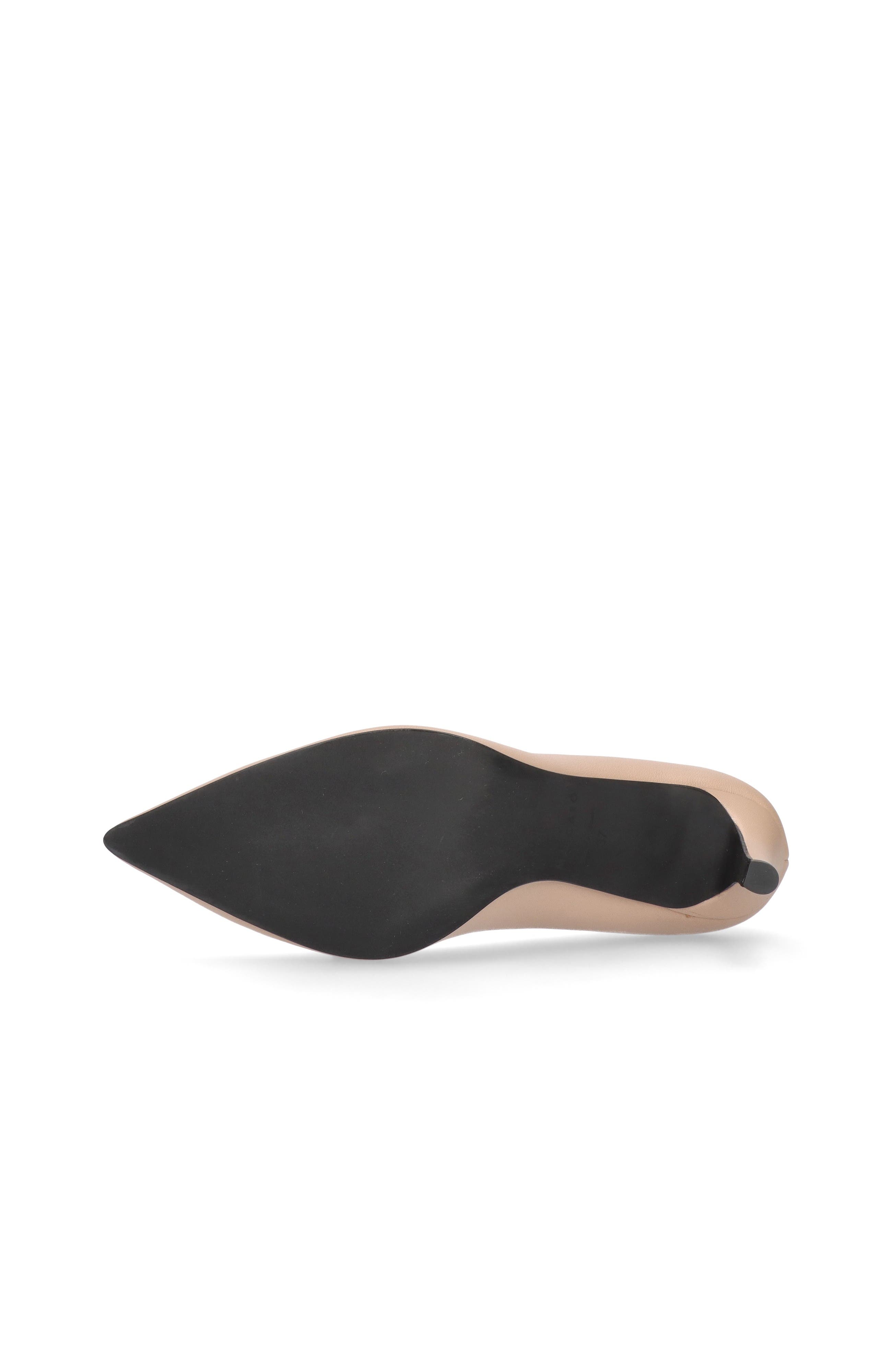 Leather Pointed Toe Pump, Alternate, color, Beige