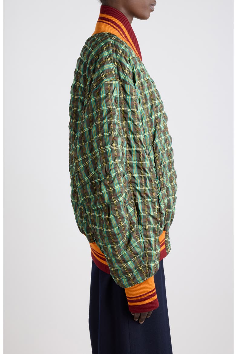 Valdi Seersucker Jacket, Alternate, color, KHAKI