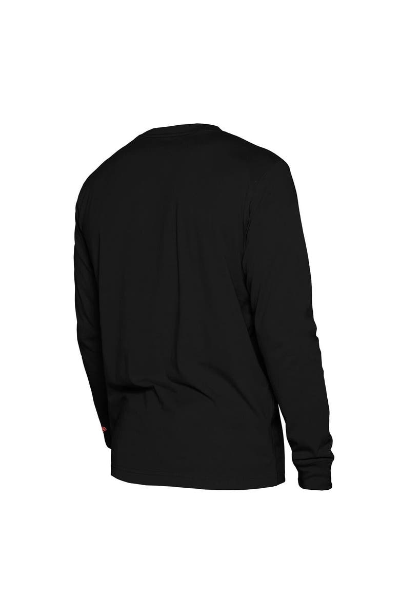 New Era Men's New Era  Black Oklahoma City Thunder 2024/25 City Edition Long Sleeve T-Shirt, Alternate, color, 