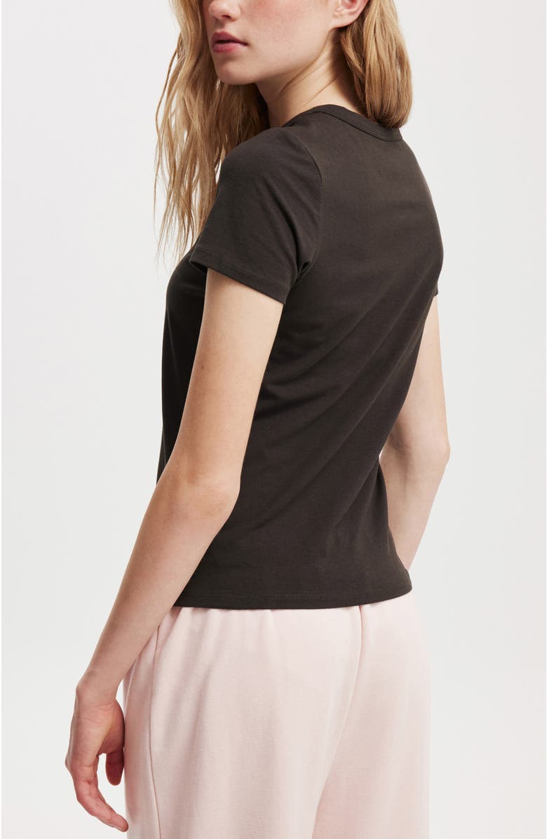 Cotton On Women's Fitted Graphic Longline Tee, Alternate, color, 