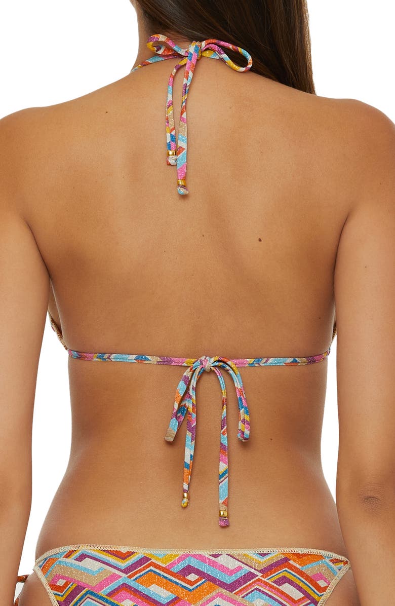Becca Las Palmas Triangle Bikini Top, Alternate, color,