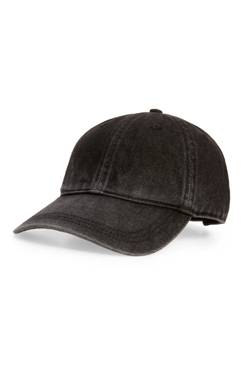 Faded Denim Baseball Cap, Main, color, SUPER BLEACH SUBLC