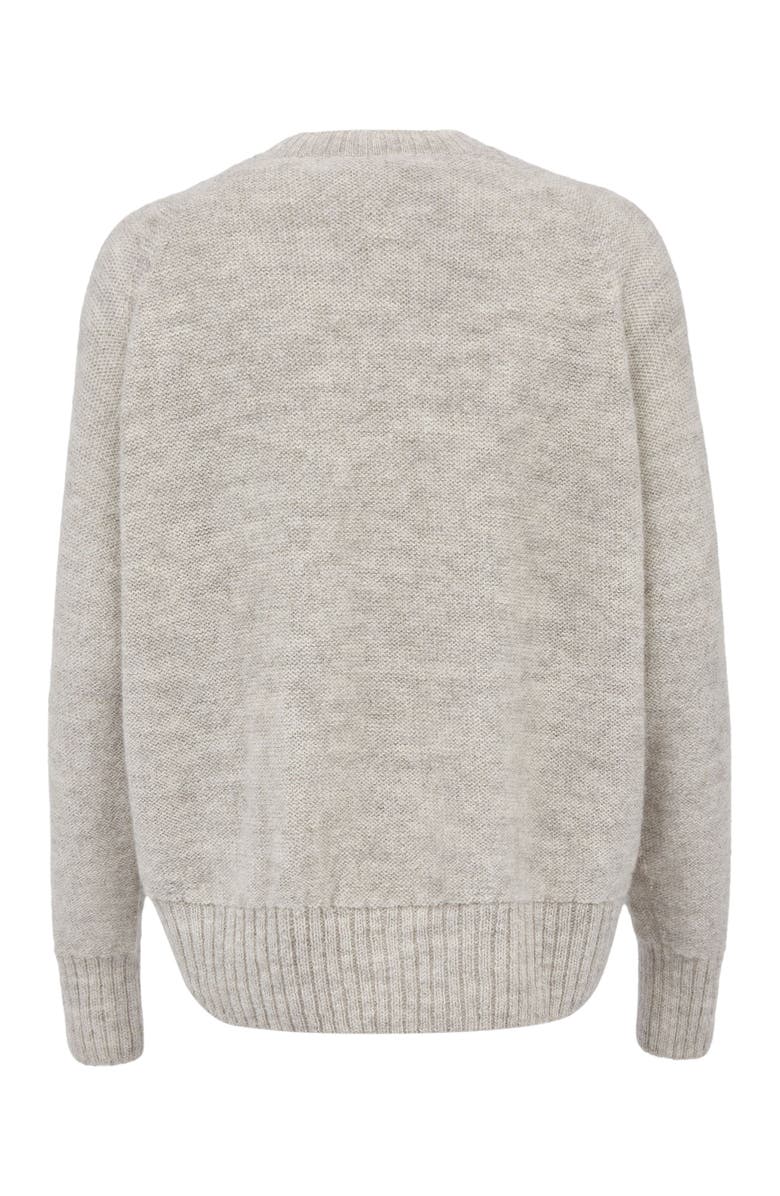 Celtic & Co. Wool Cable Zip Cardigan, Alternate, color, 