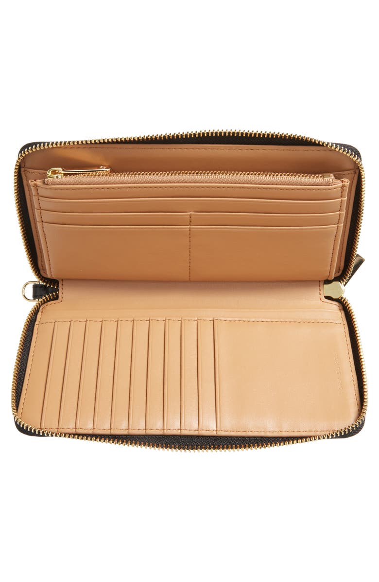 Tory Burch Parker Leather Continental Wallet, Alternate, color, 