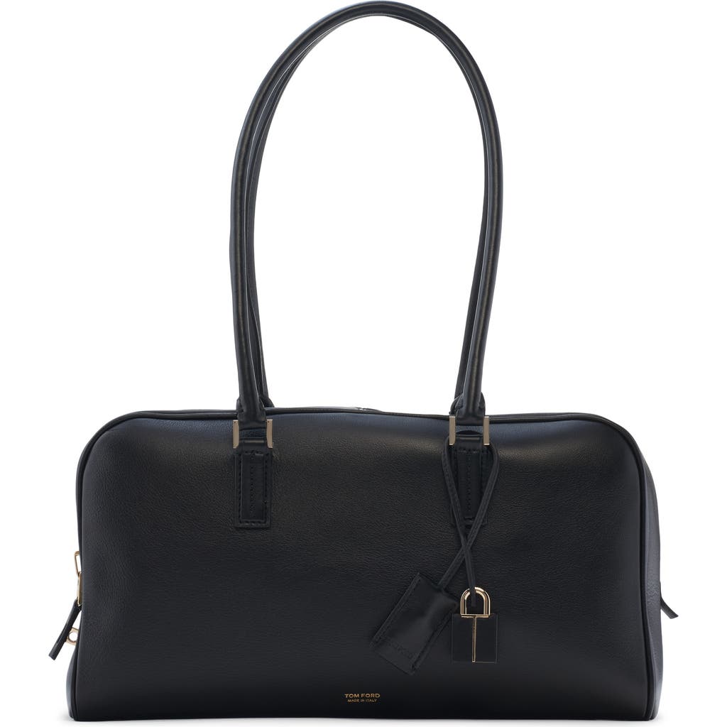 TOM FORD Small Leather Bowling Bag in Black at Nordstrom