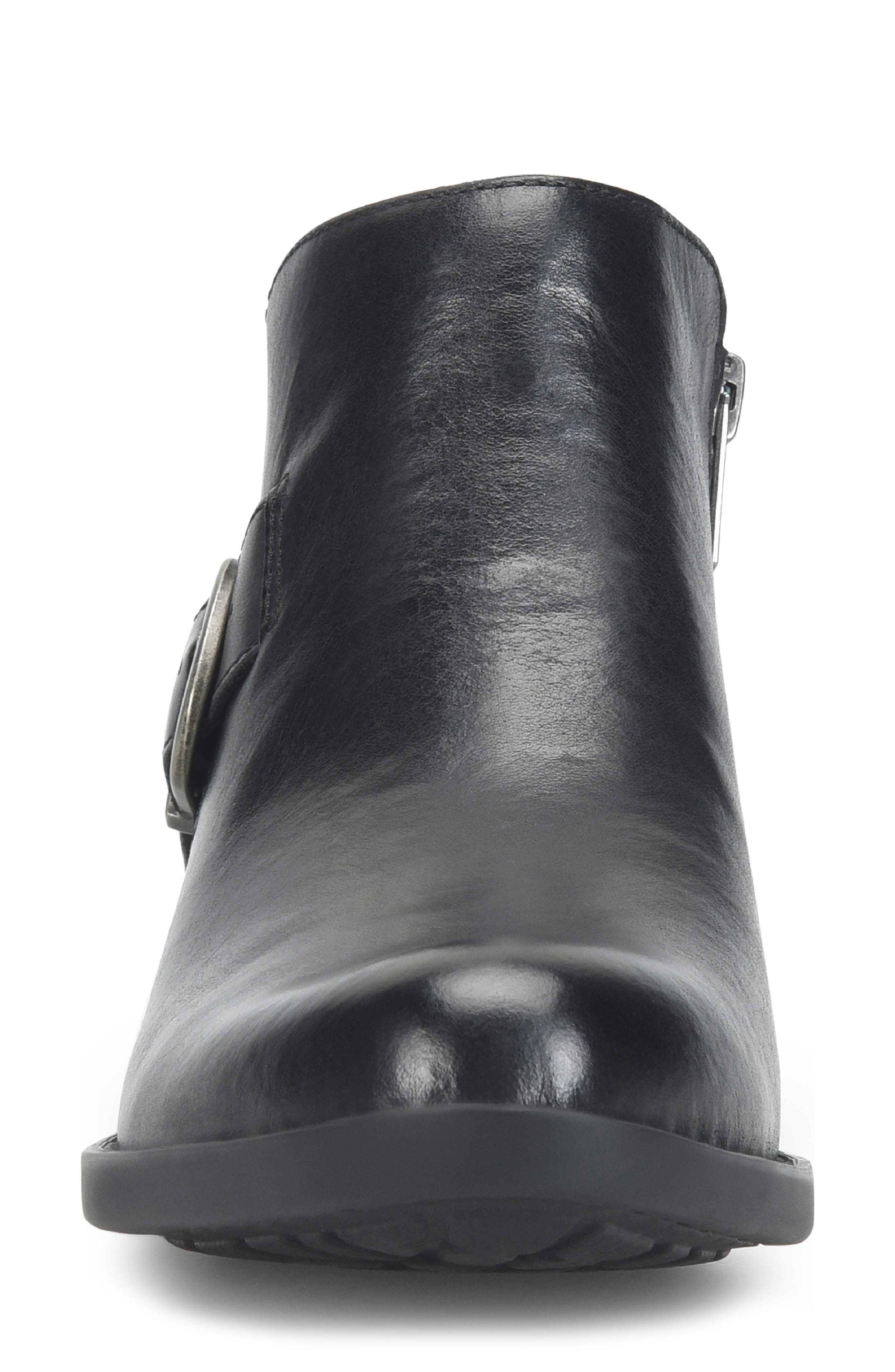 Børn Kace Bootie, Alternate, color, Black Leather