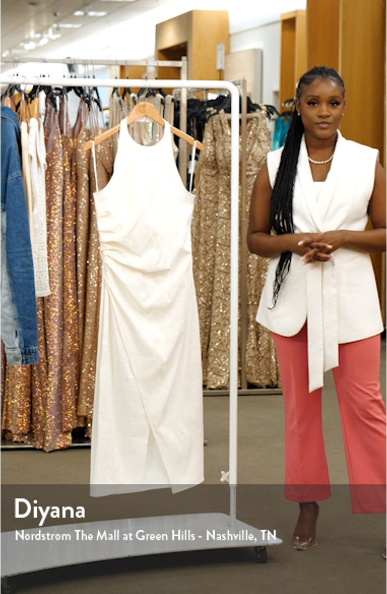 Sylvie Maxi Halter Dress, sales video thumbnail