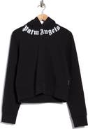 Palm Angels Gothic Logo Cotton Hoodie