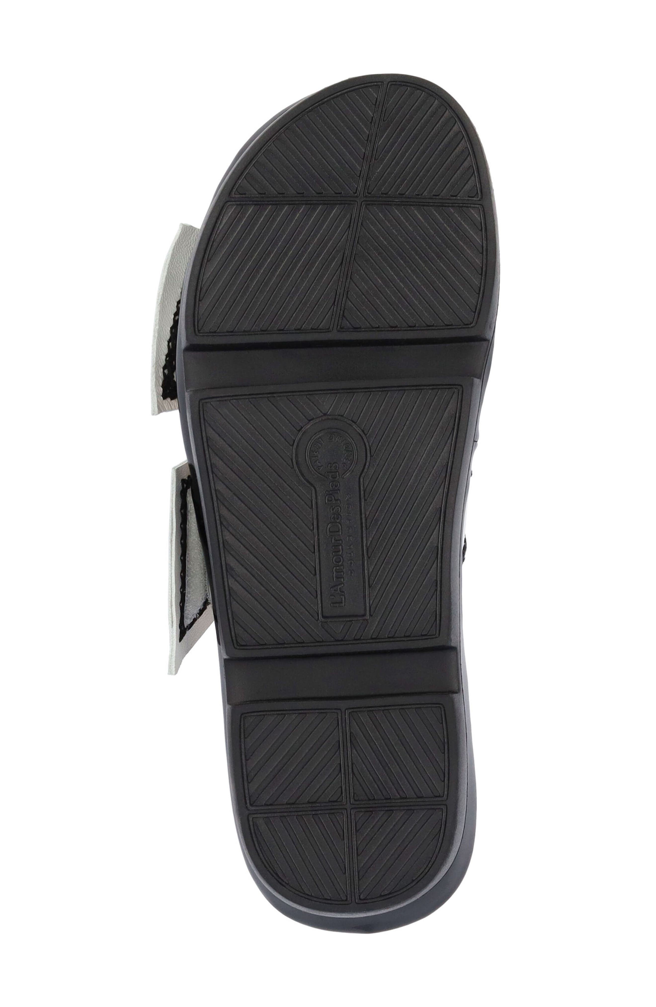 L'Amour des Pieds Voleta Two-Strap Sandal, Alternate, color, White