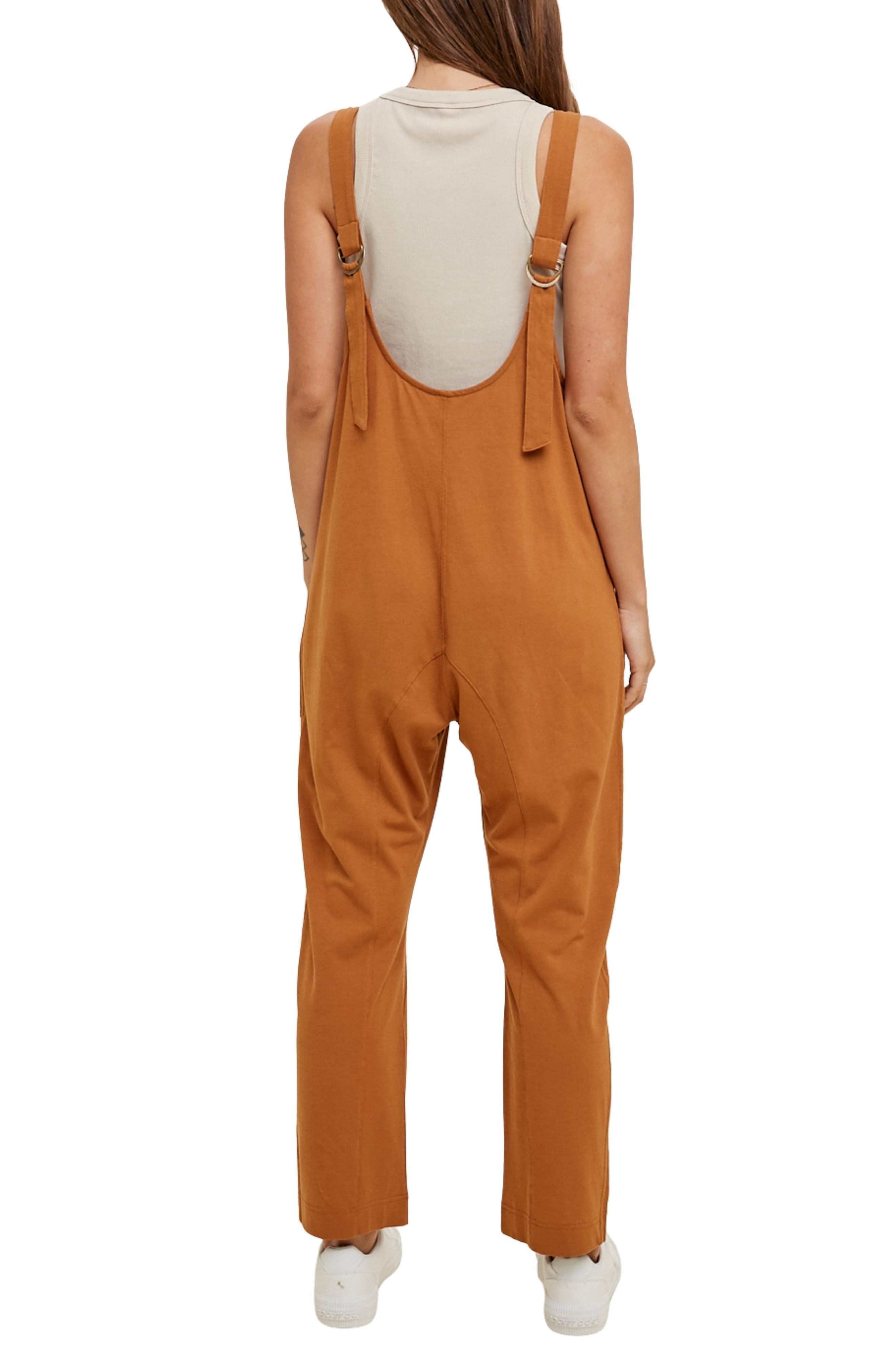 Knit Open Back Jumpsuit - image 2
