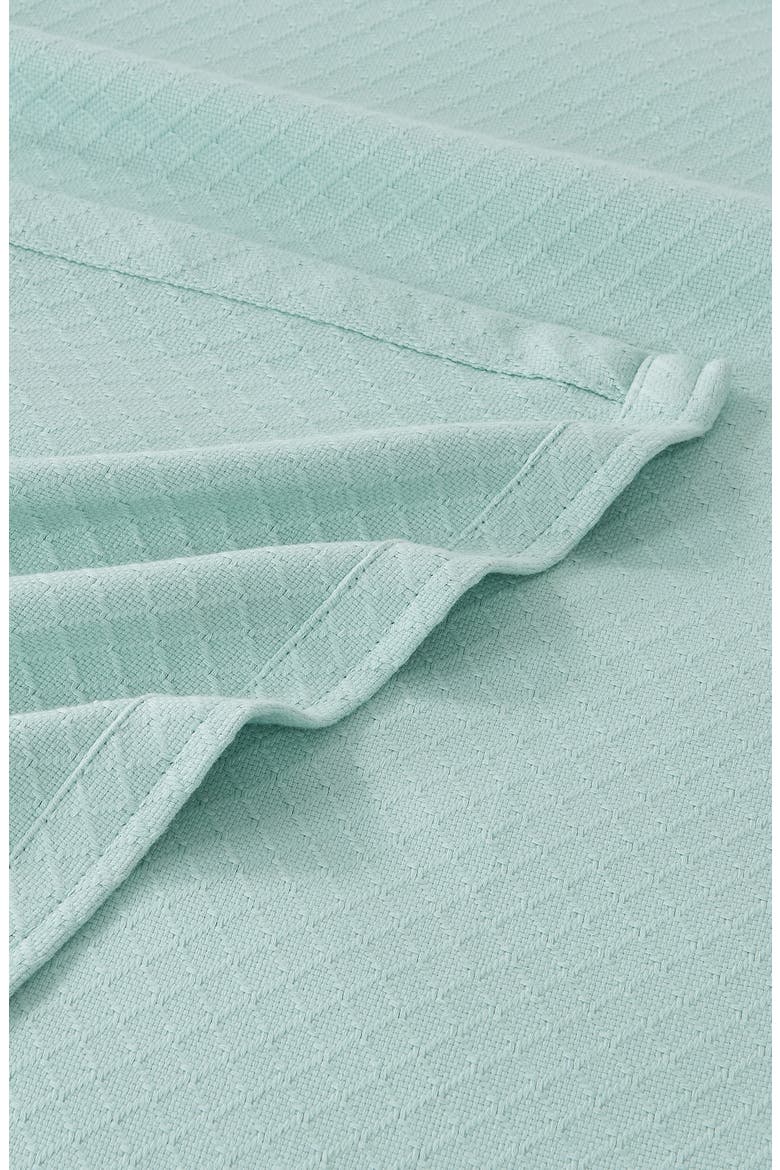 Egyptian Cotton Blanket, Alternate, color, GREEN