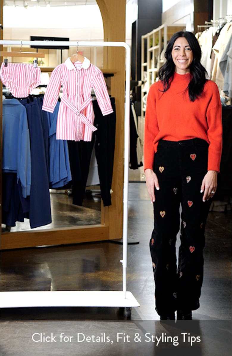 Stripe Cotton Poplin Shirtdress, sales video thumbnail