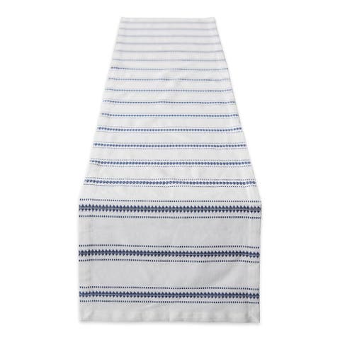Zig Dobby Stripe Table Runner