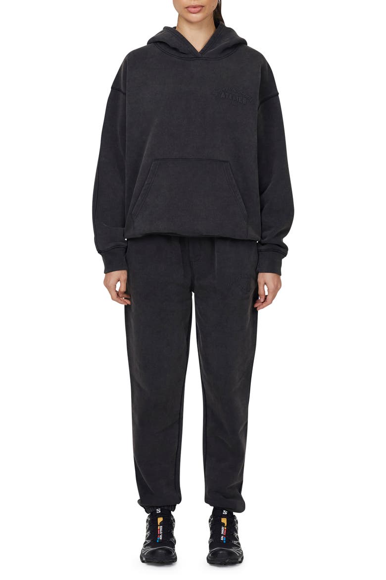 Float Washed Relaxed Jogger, Alternate, color, Black