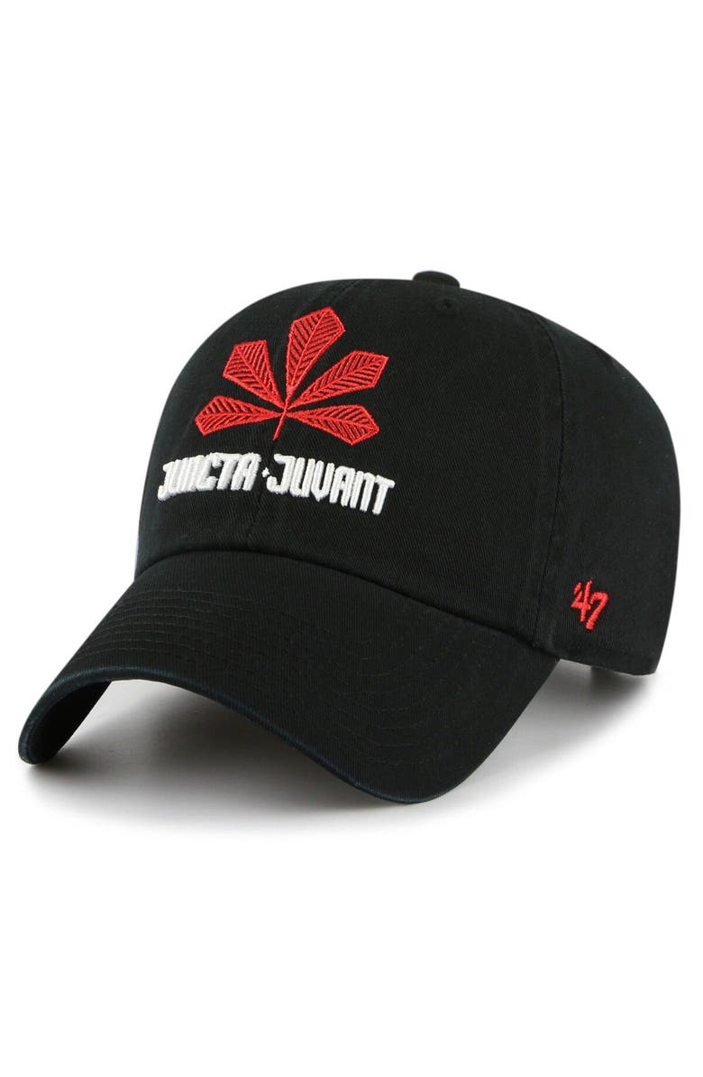 '47 Men's '47 Black Cincinnati Reds 2023 City Connect Clean Up Adjustable Hat, Main, color, Black