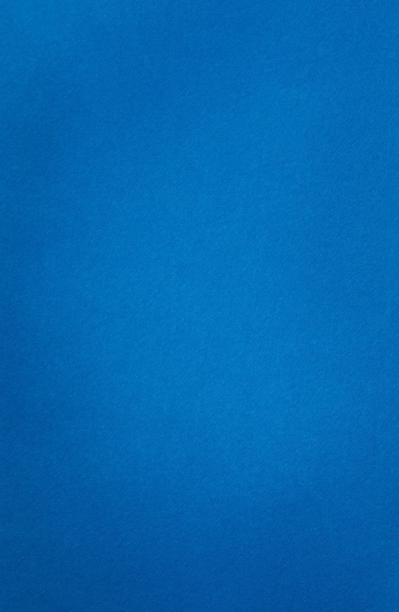 Tahari ASL Satin Trench Coat, Alternate, color, French Blue