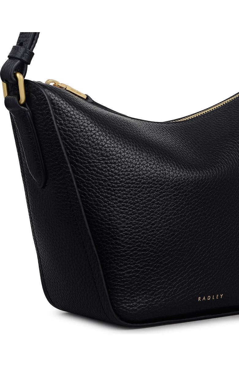 Radley Oak Street Small Ziptop Crossbody Bag, Alternate, color, Black