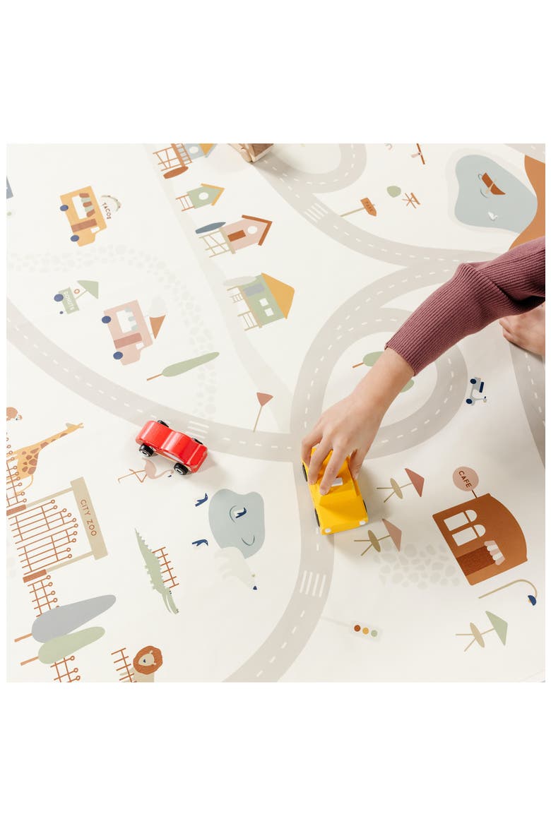 Uptown Print Leather Play Mat, Alternate, color, UPTOWN