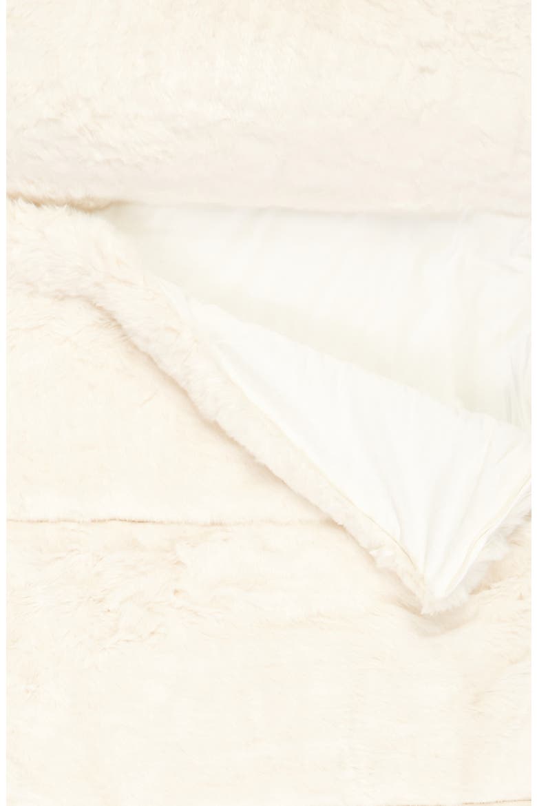 Cuddle Up Faux Fur Sleeping Bag, Alternate, color, IVORY