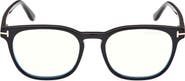 TOM FORD 53mm Square Blue Light Blocking Glasses