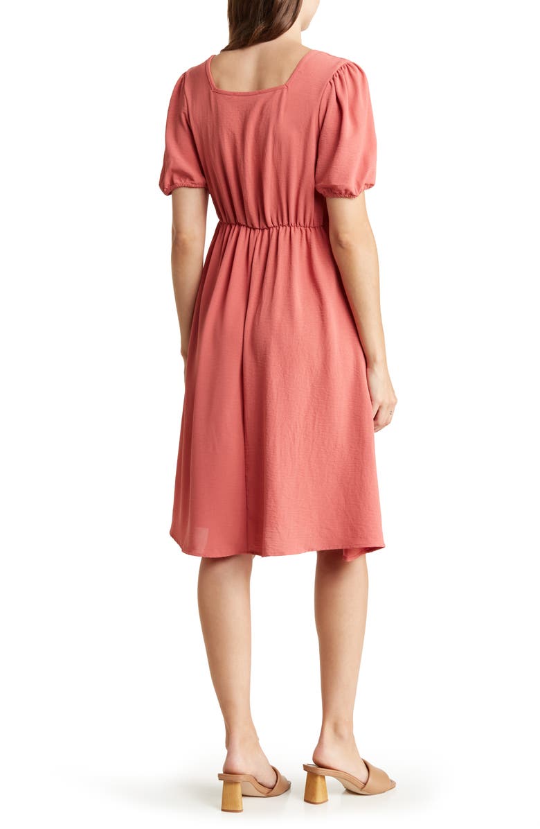 Lucky Brand Short Sleeve Empire Waist Dress, Alternate, color, 