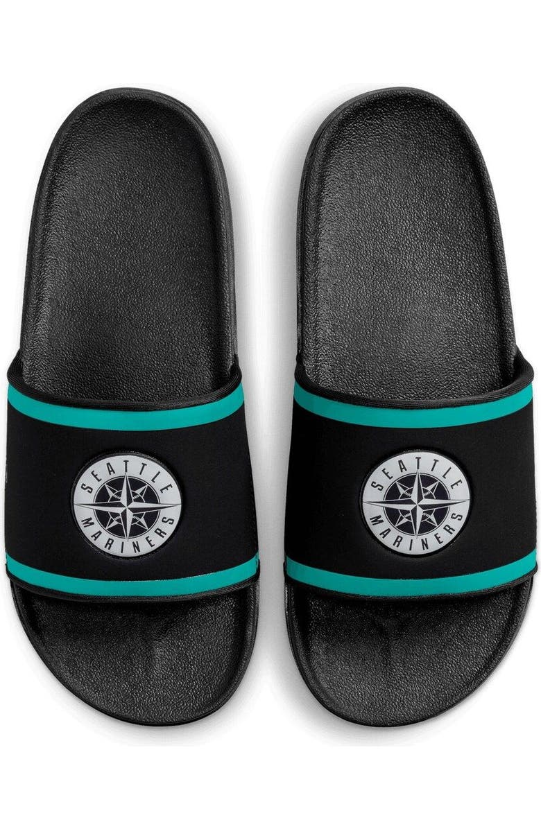 Nike Seattle Mariners Off-Court Wordmark Slide Sandals, Main, color,