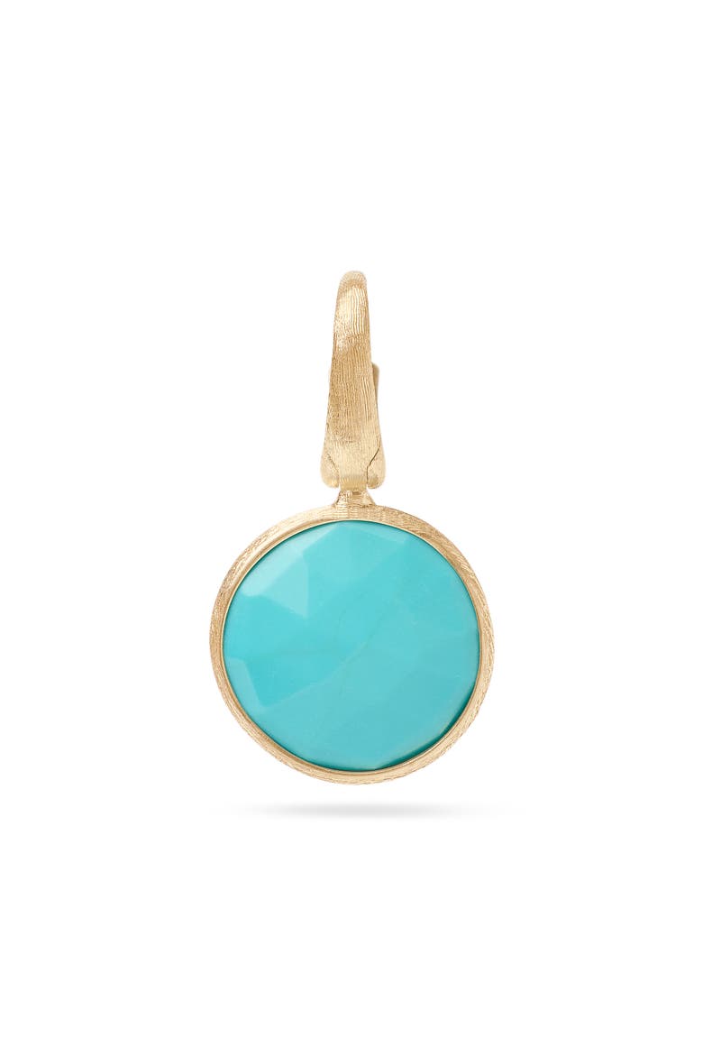 Jaipur 18k Gold Turquoise Pendant, Main, color, TURQUOISE