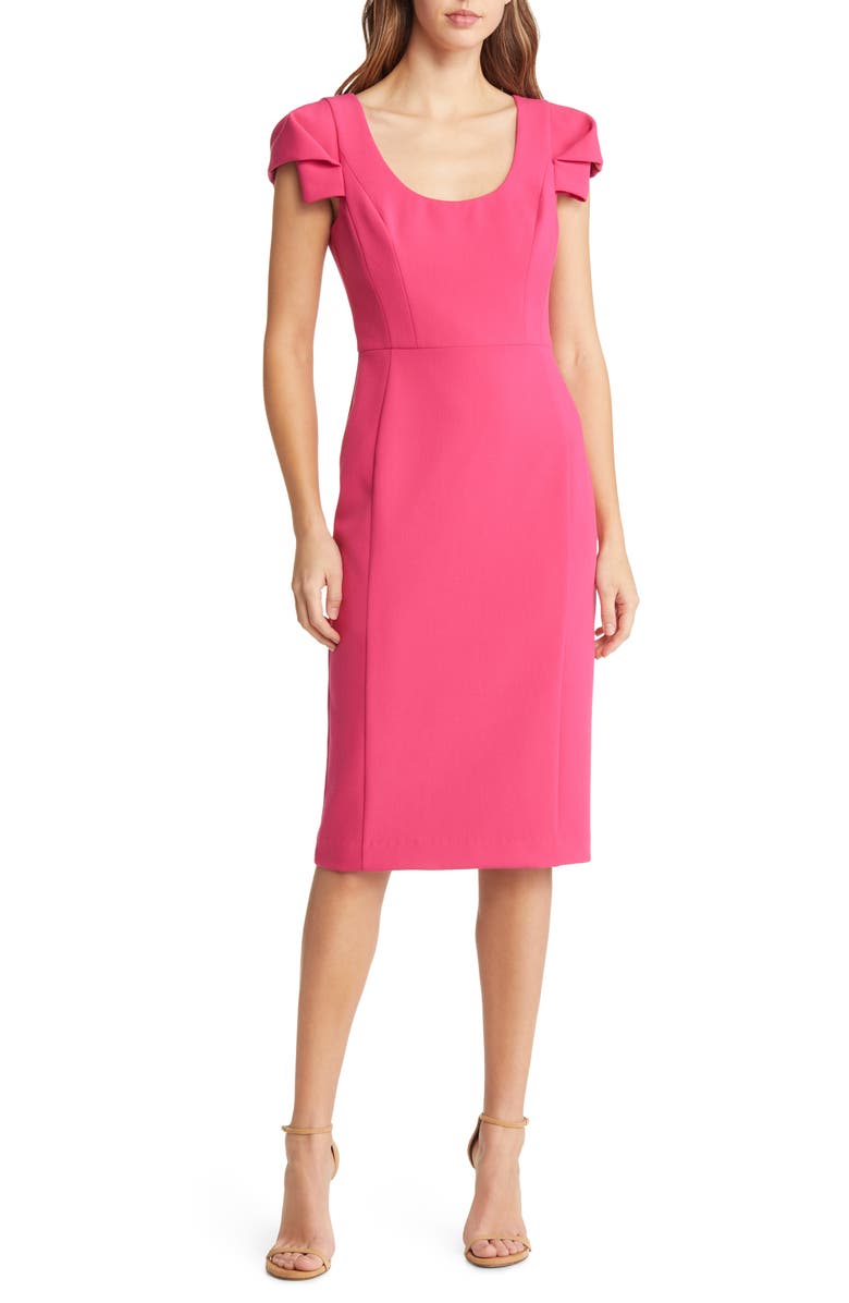 Black Halo Amelie Sheath Dress, Main, color,