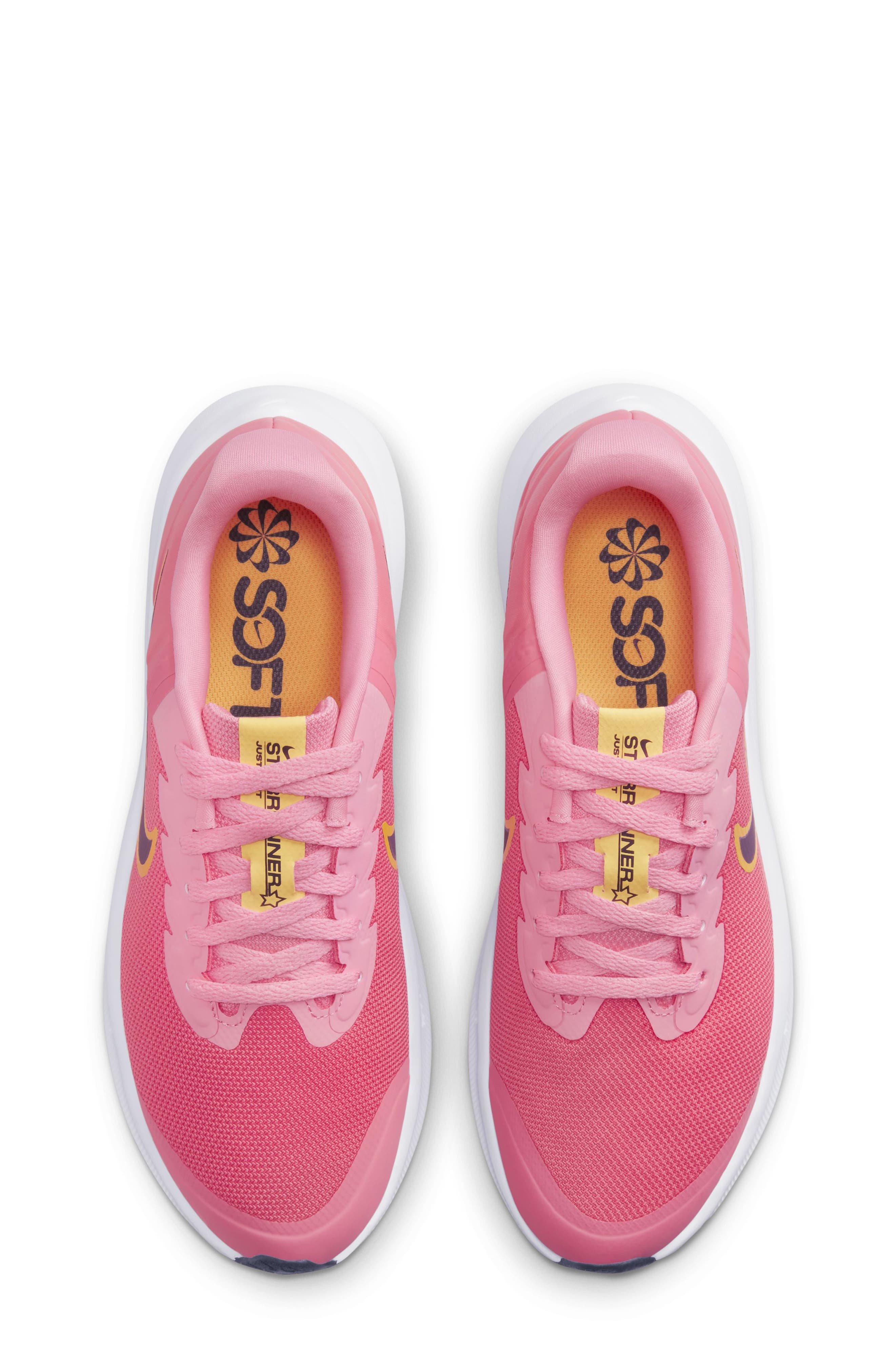 Nike Kids' Star Runner 3 Sneaker, Alternate, color, Coral/ Coral/ Orange/ Gridiron